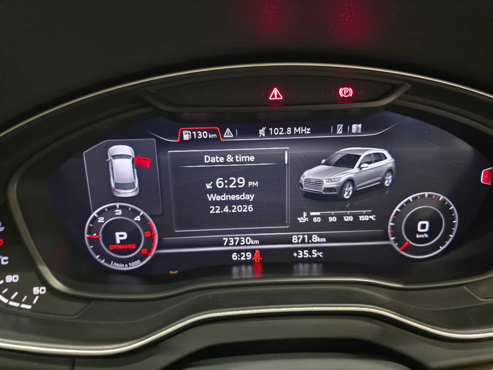 Luxury sedan detailing — HLC display floor