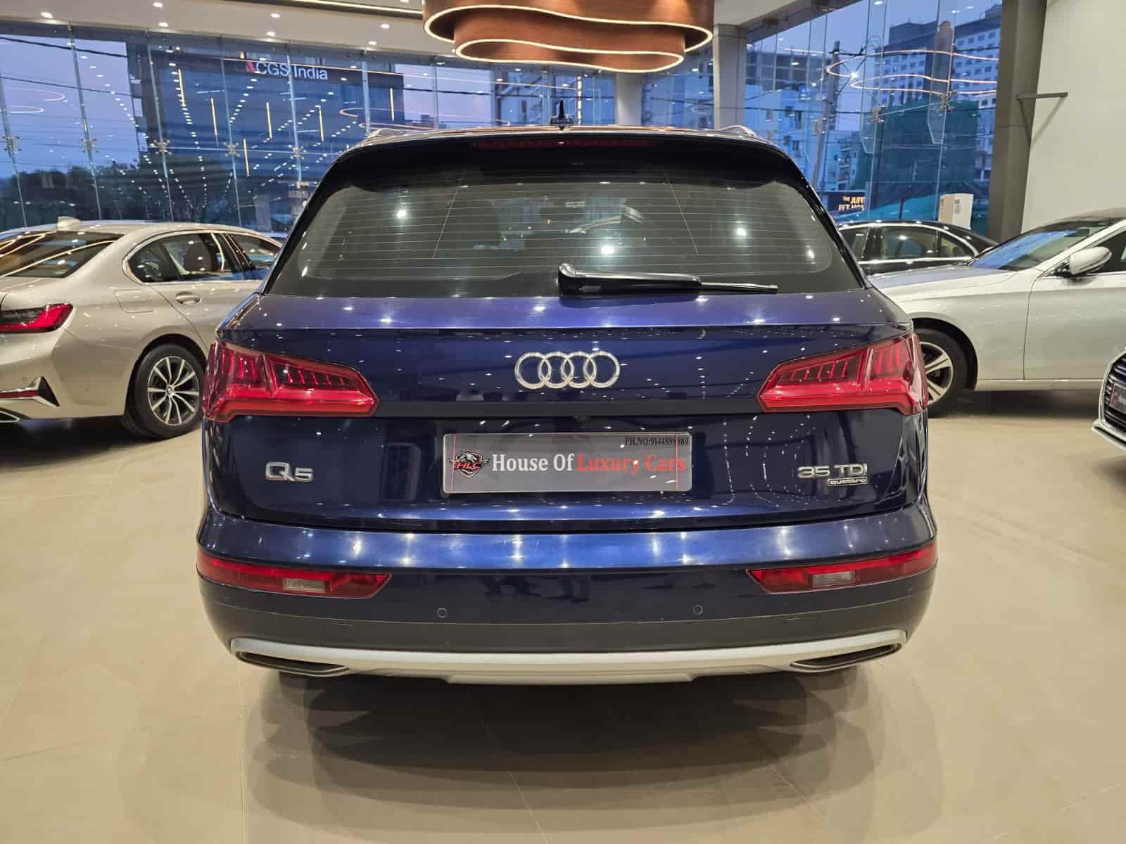 Luxury car showroom display profile